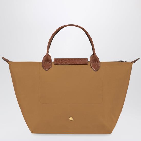 26SS 롱샴 르 플리아쥬 오리지널 M 탑핸들백 L1623089 Beige - LONGCHAMP