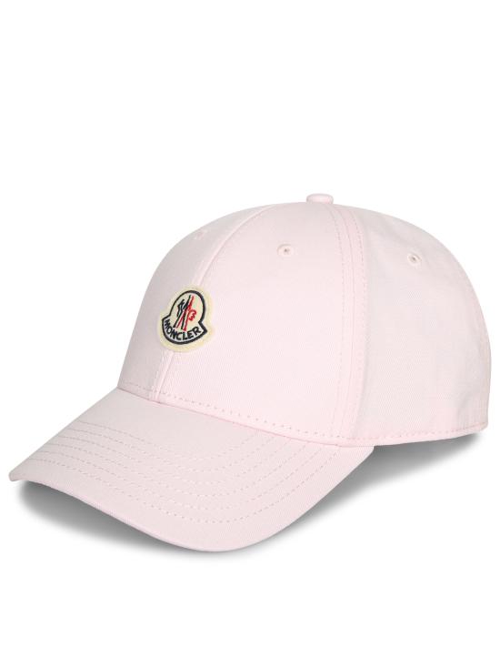 26SS 몽클레어 로고 코튼 볼캡 3B00008 04863 506 Pink