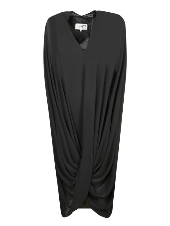26SS MM6 메종마르지엘라 미디 원피스 S52DG0034 M35468 900 Black