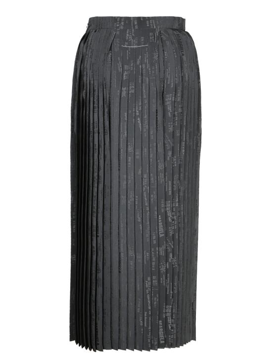 26SS MM6 메종마르지엘라 플리티드 미디 스커트 S52MA0199 M35737 002J Grey - MM6 MAISON MARGIELA