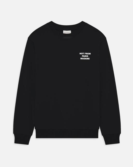  드롤드무슈 긴팔 티셔츠 SW149 CO127 BL Black