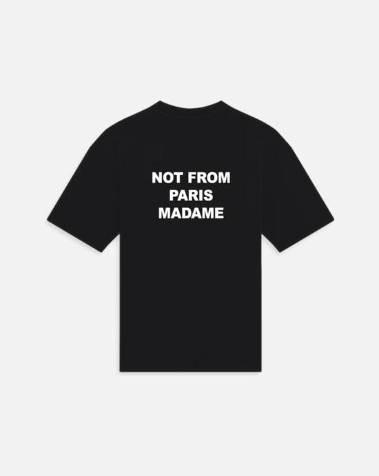  드롤드무슈 반팔 티셔츠 TS203 CO002 BL Black - DROLE DE MONSIEUR