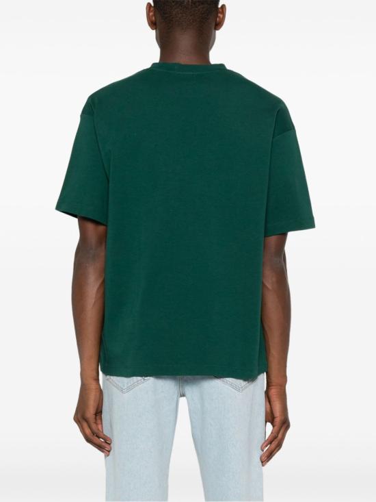  드롤드무슈 반팔 티셔츠 TS202 CO002 DGN Dark green - DROLE DE MONSIEUR