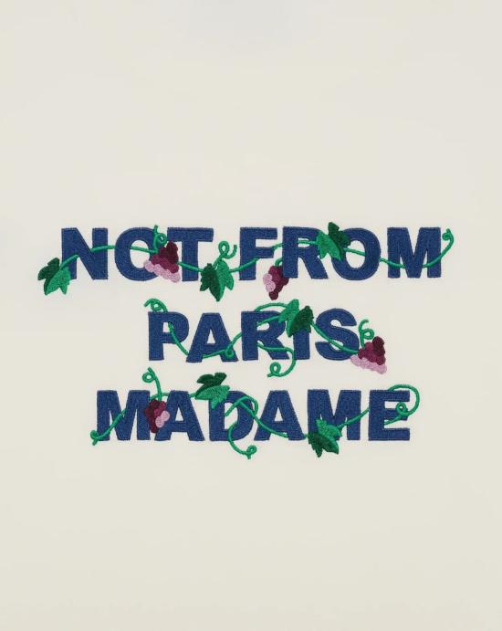  드롤드무슈 반팔 티셔츠 TS327 CO248 OW Off white - DROLE DE MONSIEUR