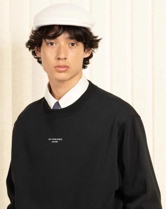  드롤드무슈 긴팔 티셔츠 SW148 CO127 BL Black - DROLE DE MONSIEUR