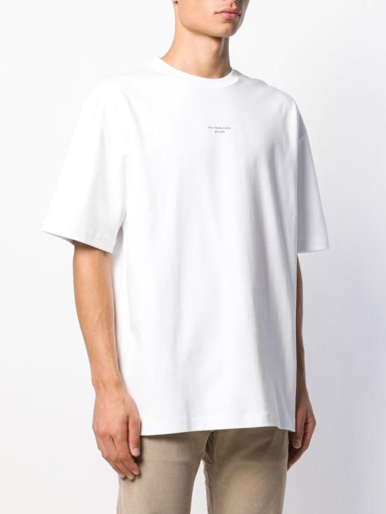  드롤드무슈 반팔 티셔츠 TS202 CO002 OPW Optic white - DROLE DE MONSIEUR