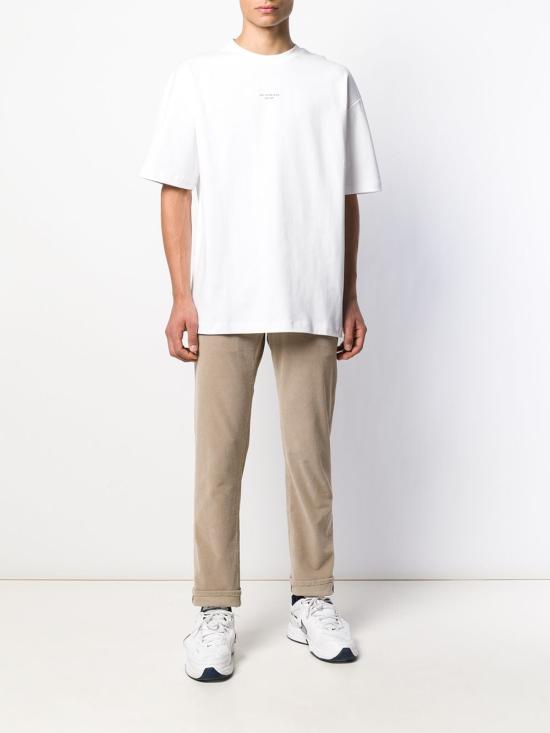  드롤드무슈 반팔 티셔츠 TS202 CO002 OPW Optic white - DROLE DE MONSIEUR