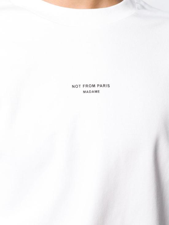  드롤드무슈 반팔 티셔츠 TS202 CO002 OPW Optic white - DROLE DE MONSIEUR