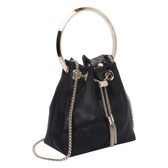 26FW 지미추 토트백 BON BON GIKBLACK LIGHT GOLD - JIMMY CHOO