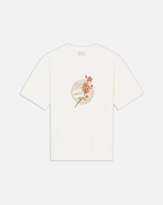  드롤드무슈 반팔 티셔츠 TS329 CO248 OW Off white