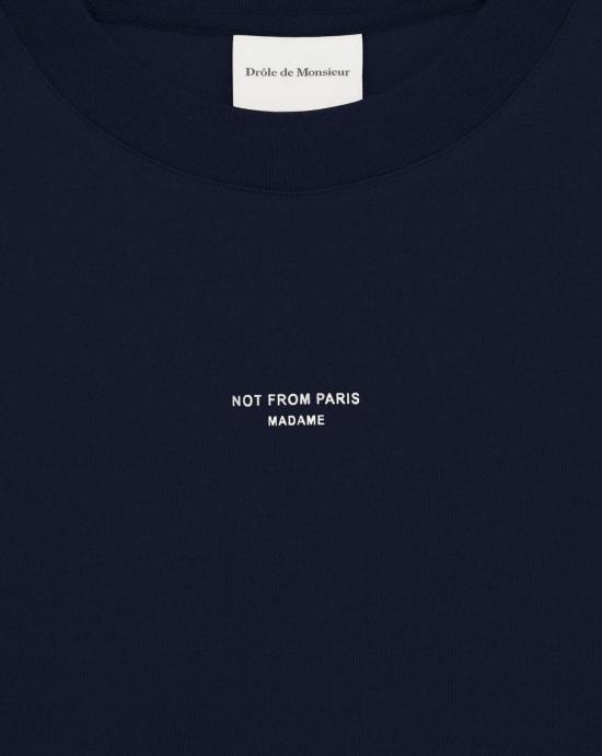  드롤드무슈 반팔 티셔츠 TS202 CO002 NY Navy - DROLE DE MONSIEUR