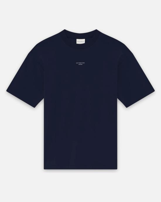  드롤드무슈 반팔 티셔츠 TS202 CO002 NY Navy