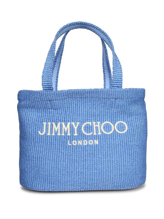 27FW 지미추 숄더백 J000184347 RAFIA OCEAN BLUE Blue