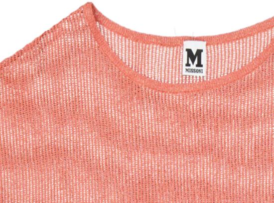 26FW 미소니 반팔 티셔츠 10059790057758 PINK - MISSONI