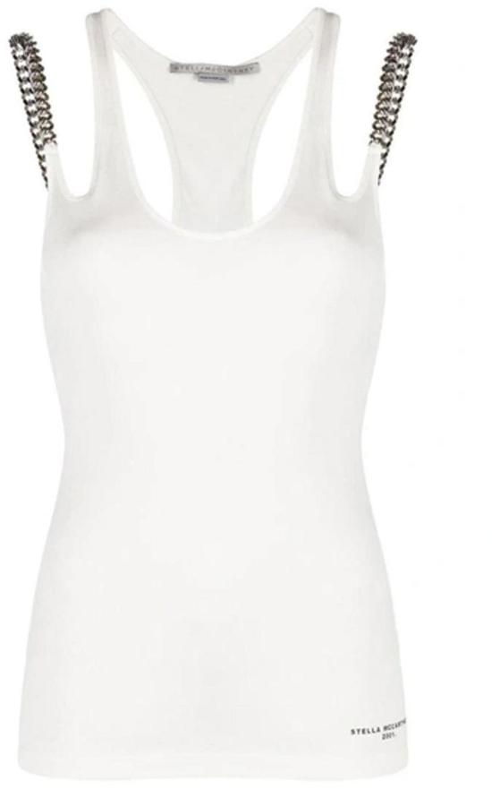 26FW 스텔라 맥카트니 민소매 티셔츠 50446702346526 WHITE