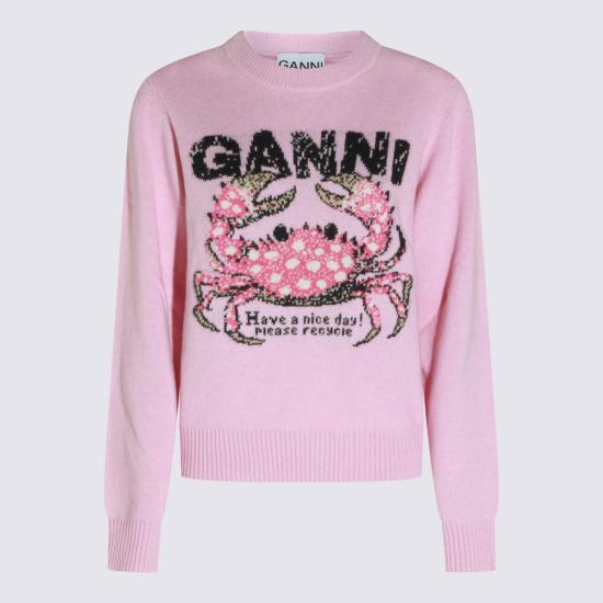 26FW 가니 스웨터 A1150008 868 Chalk Pink - GANNI