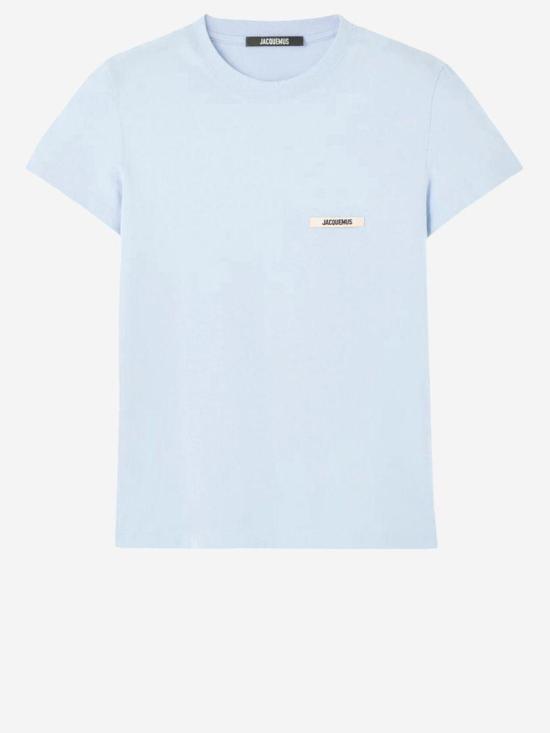 26SS 자크뮈스 그로그랭 로고 티셔츠 TSM00133AJ00226 321 LIGHT BLUE 2