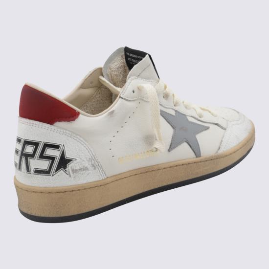 26FW 골든구스 볼스타 스니커즈 GMF00117 F00677712155 WHITE SILVER BLUE RED - GOLDEN GOOSE