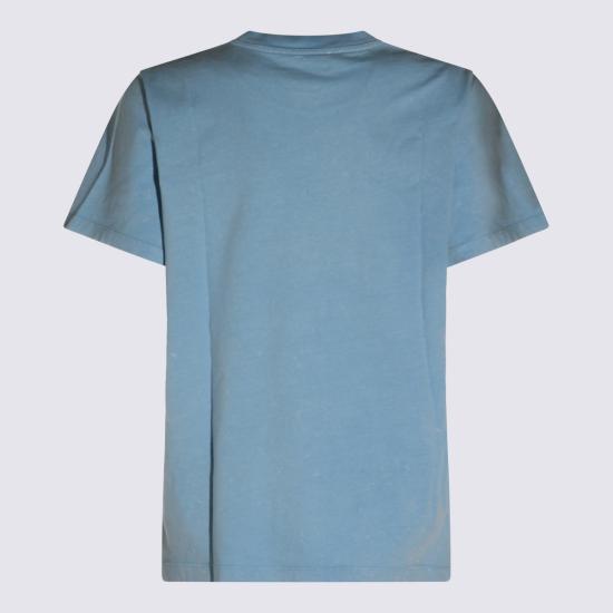 26FW 가니 반팔 티셔츠 A1050238 326 SOFT CHAMBRAY - GANNI
