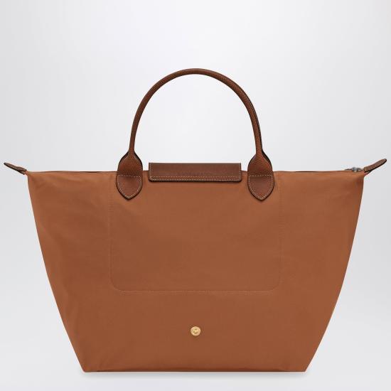 26SS 롱샴 르 플리아쥬 오리지널 M 탑핸들백 L1623089 Brown - LONGCHAMP