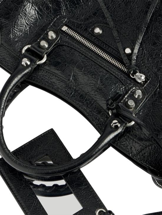 26FW 발렌시아가 르 시티 백 스몰 865762 2ACLR 1000 BLACK - BALENCIAGA