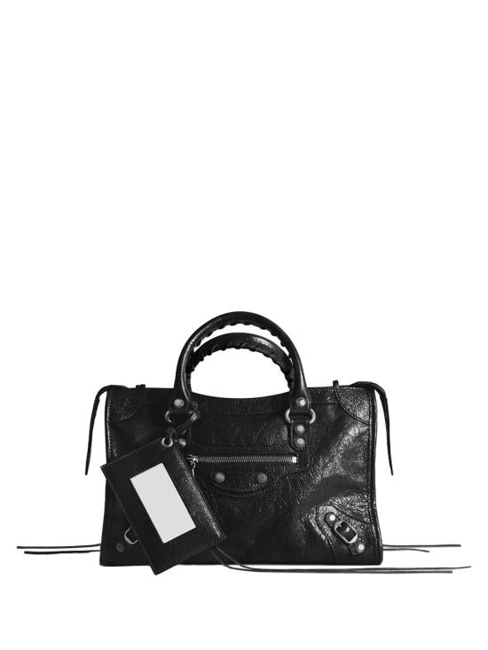 26FW 발렌시아가 르 시티 백 스몰 865762 2ACLR 1000 BLACK