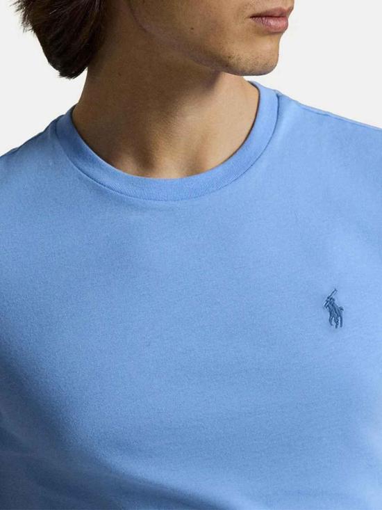 26SS 폴로 랄프로렌 포니로고 자수 반팔 티셔츠 710671438526 Blue - POLO RALPH LAUREN