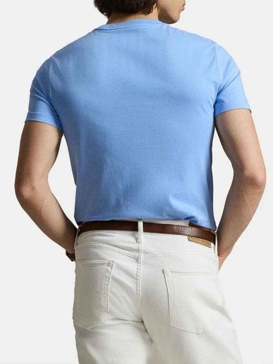 26SS 폴로 랄프로렌 포니로고 자수 반팔 티셔츠 710671438526 Blue - POLO RALPH LAUREN