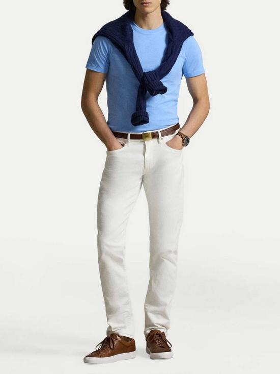 26SS 폴로 랄프로렌 포니로고 자수 반팔 티셔츠 710671438526 Blue - POLO RALPH LAUREN