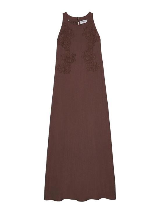 26SS 에르마노 설비노 롱 원피스 D48EQ058ES7MFB24 Brown