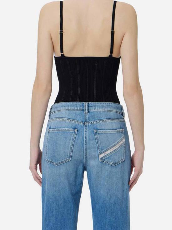 26SS 엘리자베타프랜치 민소매 티셔츠 BK85B62E2110 Black - ELISABETTA FRANCHI