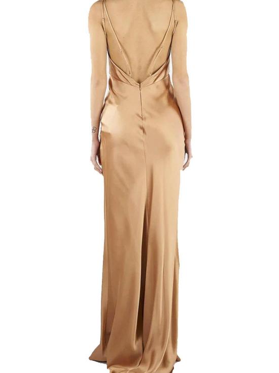 26SS 엘리자베타프랜치 롱 원피스 ABR3362E2EV8 Beige - ELISABETTA FRANCHI