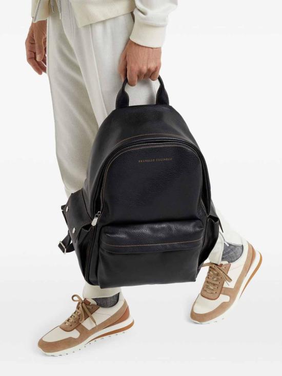 26SS 브루넬로 쿠치넬리 백팩 MBZIBU243C101 Black - BRUNELLO CUCINELLI