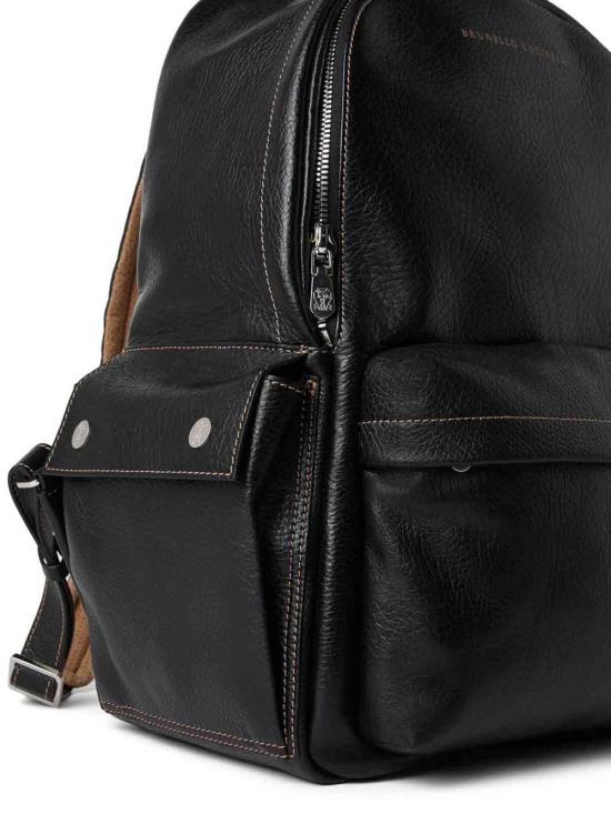 26SS 브루넬로 쿠치넬리 백팩 MBZIBU243C101 Black - BRUNELLO CUCINELLI