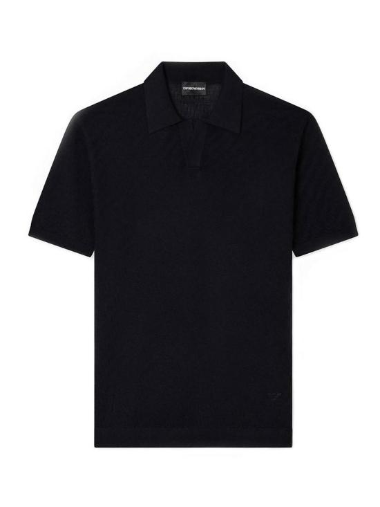 26SS 엠포리오 아르마니 폴로 티셔츠 EM004307AF24573UB109 Black
