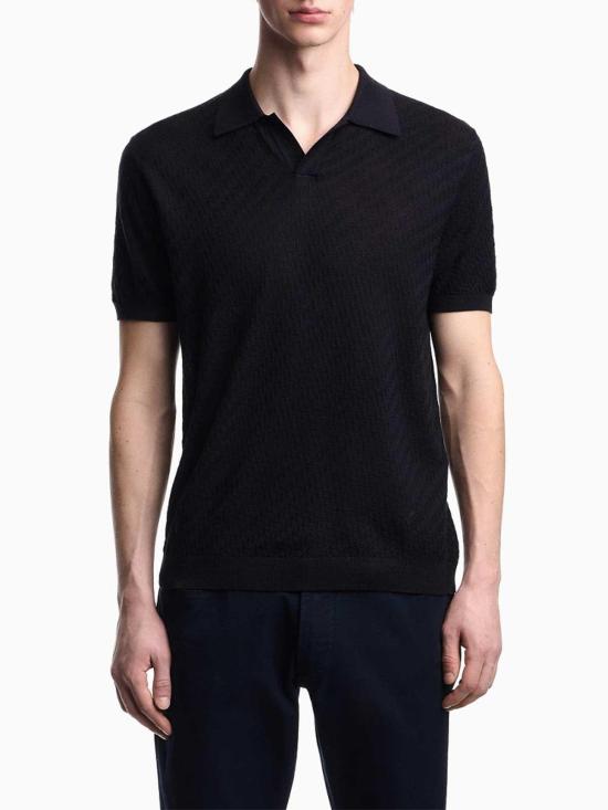 26SS 엠포리오 아르마니 폴로 티셔츠 EM004307AF24573UB109 Black - EMPORIO ARMANI
