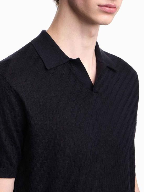26SS 엠포리오 아르마니 폴로 티셔츠 EM004307AF24573UB109 Black - EMPORIO ARMANI
