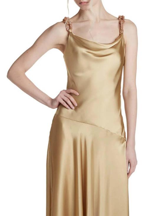 26SS 시모나 코르셀리니 롱 원피스 P26CPAB00201V0777 Brown - SIMONA CORSELLINI