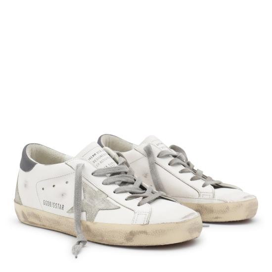 26FW 골든구스 스웨이드 스타 슈퍼스타 클래식 스니커즈 GWF00102 F00611311915 WHITE ICE DARK GREY - GOLDEN GOOSE