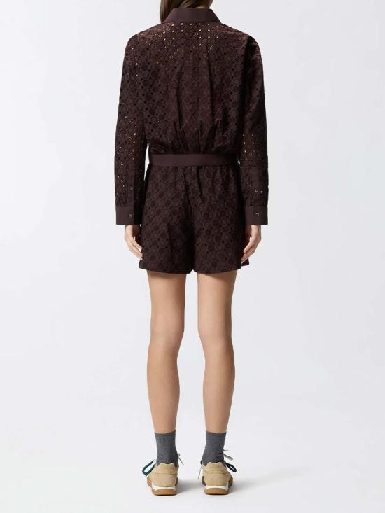 26SS 핑코 셔츠 106277A32RM28 Brown - PINKO