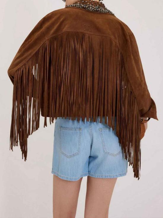 26SS 에르마노 설비노 가죽 자켓 D48ED004CGEH0MFB27 Beige - ERMANNO SCERVINO