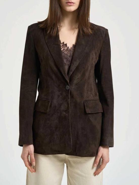 26SS 스워드 가죽 자켓 SE268643C156 Brown - S.W.O.R.D