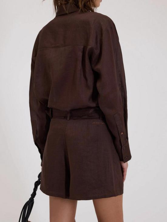26SS 에르마노 설비노 팬츠 D48EP054CCE37MF190 Brown - ERMANNO SCERVINO
