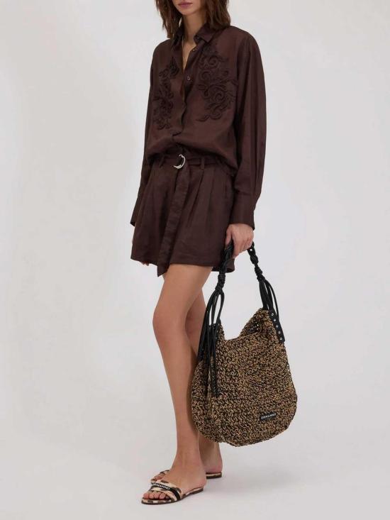 26SS 에르마노 설비노 팬츠 D48EP054CCE37MF190 Brown - ERMANNO SCERVINO