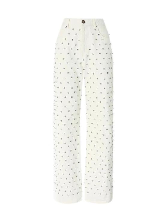 26SS 핑코 스트레이트 팬츠 101733A3D9Z05 White