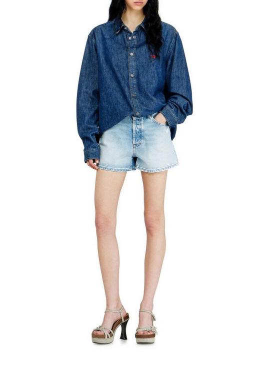 26SS 디젤 De-Helios 디스트로이드 데님 쇼츠 A22266007DM01 Multicolour - DIESEL