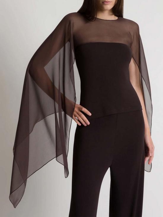 26SS 알베르타 페레티 민소매 티셔츠 22001240102 Brown - ALBERTA FERRETTI