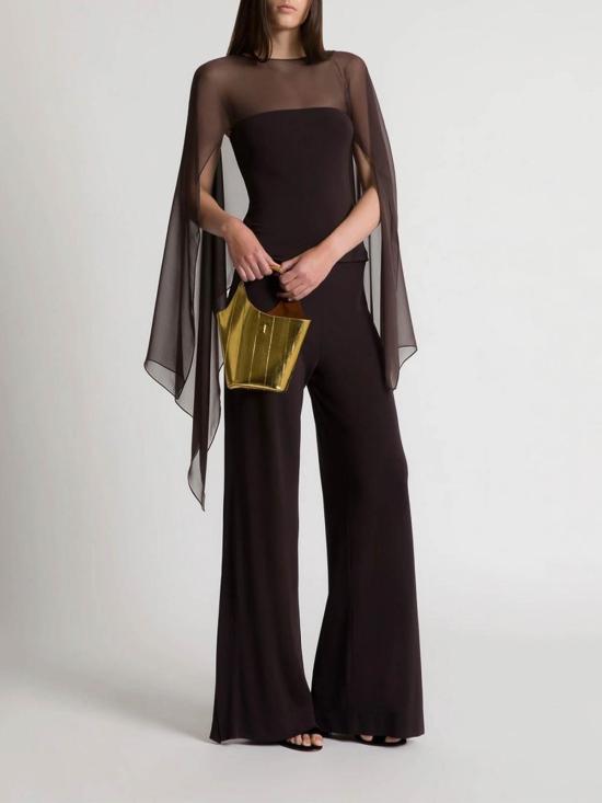 26SS 알베르타 페레티 민소매 티셔츠 22001240102 Brown - ALBERTA FERRETTI