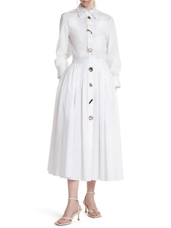 26SS 시모나 코르셀리니 셔츠 P26CPCAC0301V0001 White - SIMONA CORSELLINI