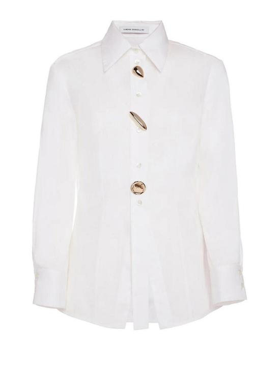 26SS 시모나 코르셀리니 셔츠 P26CPCAC0301V0001 White